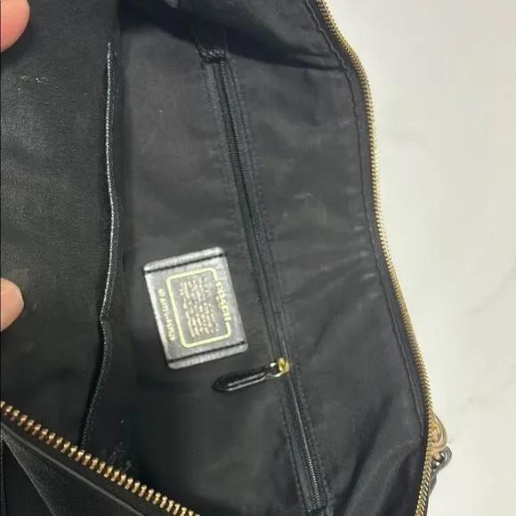 Coach Black Leather Women's Bag - Picture 5 of 5